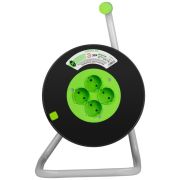 Удлинитель на пластик. катушке 4х30м без заземл. KAT-2x1.5-30m Greenline ПВС 2х1.5 Эра Б0065083