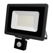 Прожектор светодиодный PFL-C3 SENSOR 50Вт 6500К IP65 ДО закален. прозр. стекло датчик движения инфракрасный Pro JazzWay 5026940A